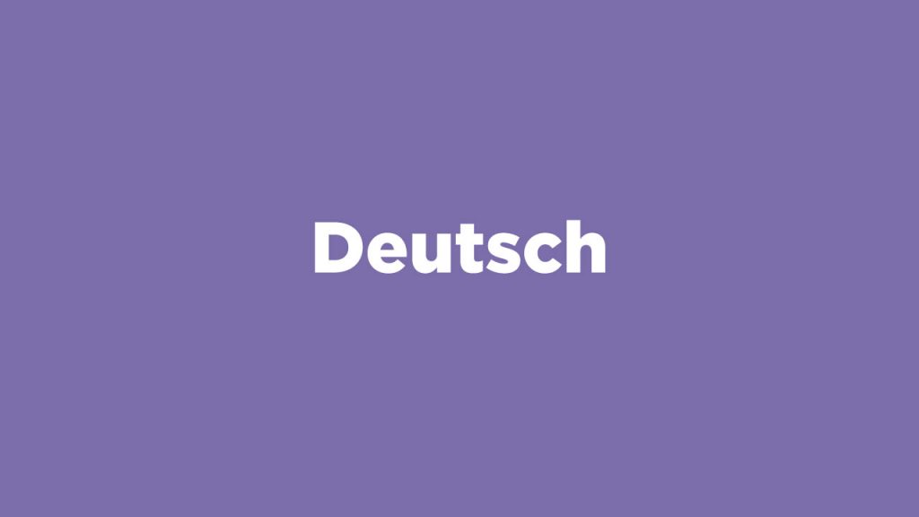 Deutsch